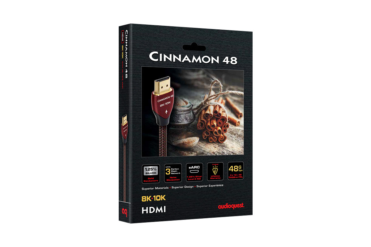 Audioquest Cinnamon 48G HDMI - przewód HDMI/HDMI o długości 3 m