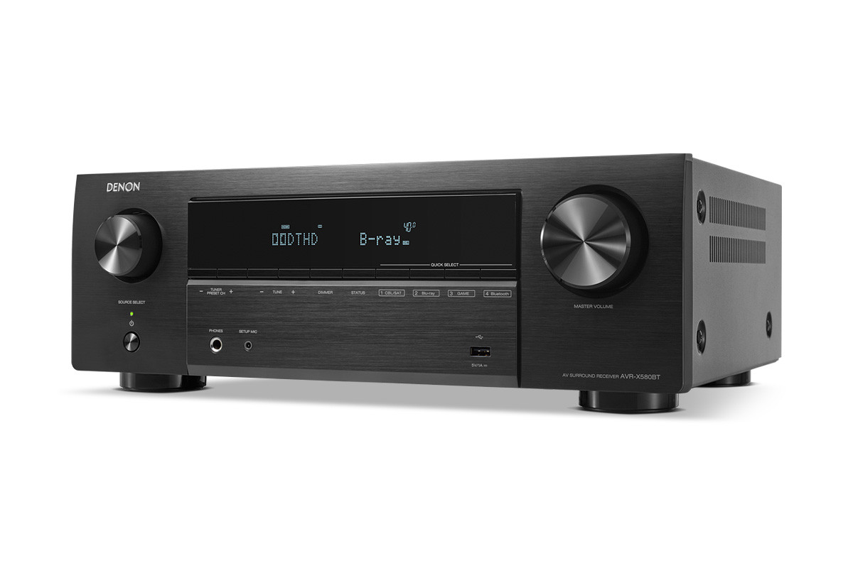 Denon AVR-X580BT - amplituner wielokanałowy