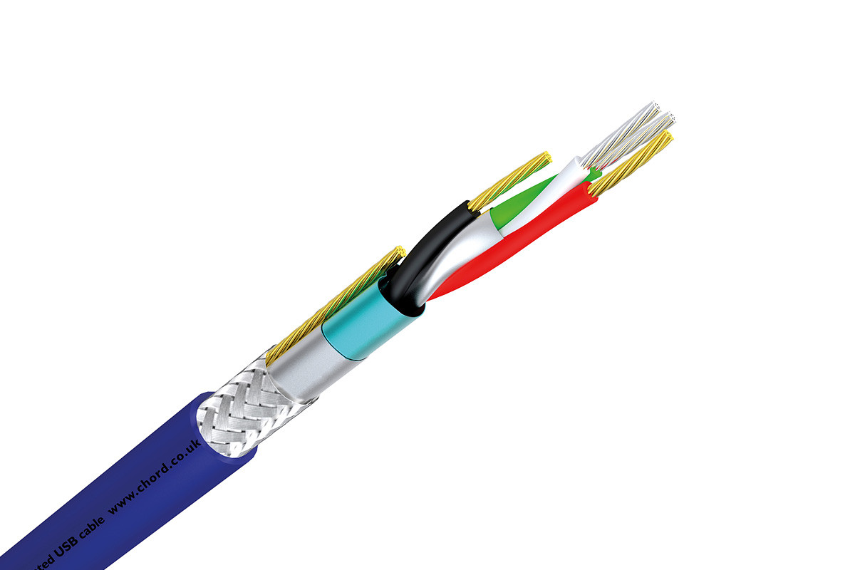 Chord Clearway USB - przewód USB 2.0 A/B o długości 5 m