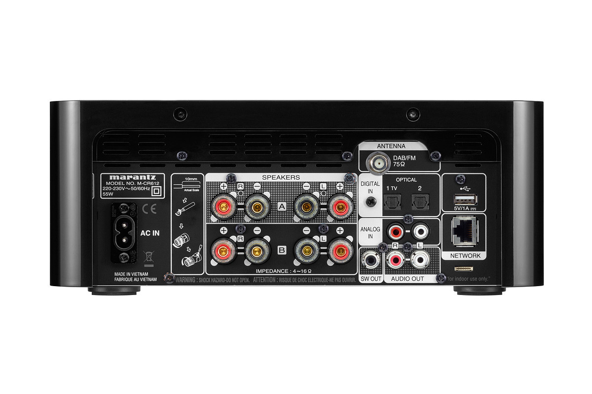 Marantz Melody X | M-CR612 Black - amplituner stereo z odtwarzaczem CD