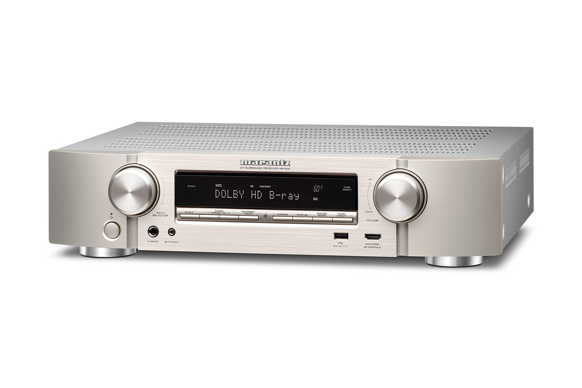 Marantz NR1510 Silver/Gold - amplituner wielokanałowy