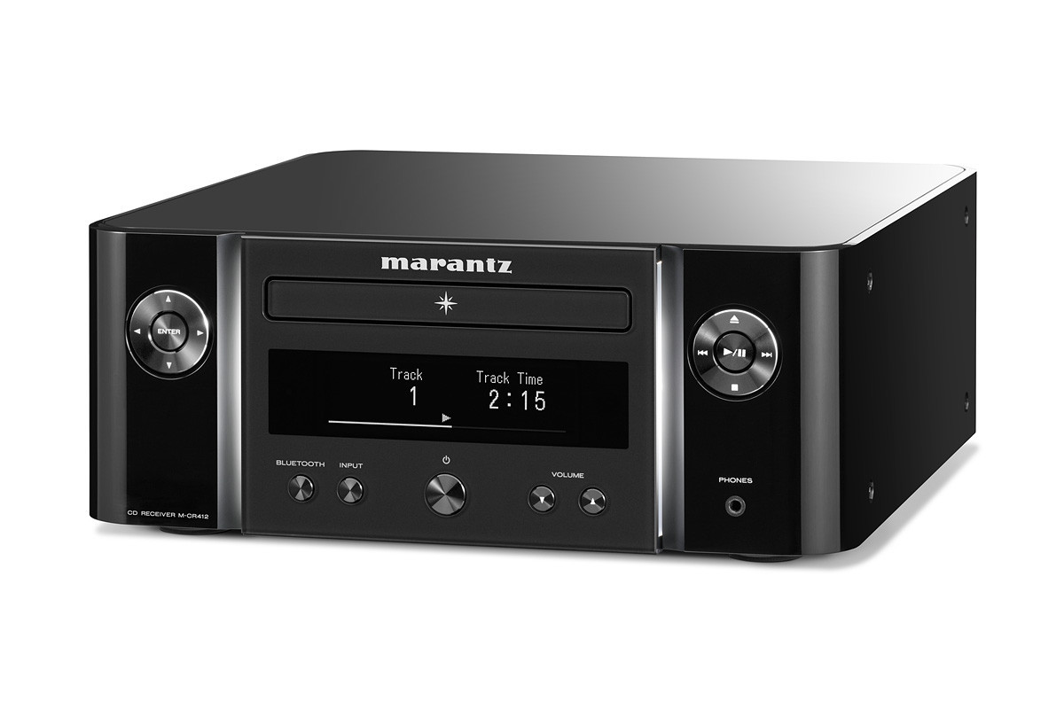Marantz Melody | M-CR412 Black - amplituner stereo z odtwarzaczem CD