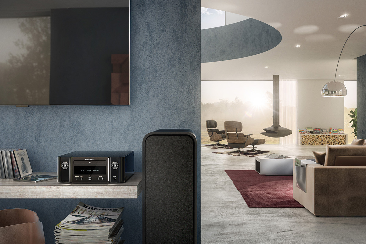 Marantz Melody | M-CR412 Black - amplituner stereo z odtwarzaczem CD