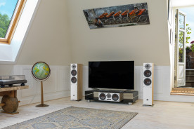 Dali Oberon 5 White - kolumny podłogowe