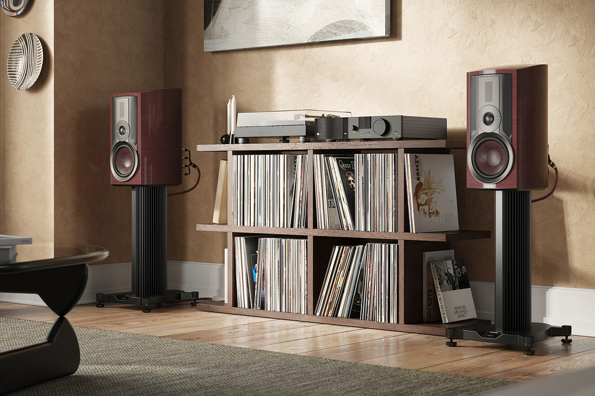 Dali Epikore 3 Maroon High Gloss Lacquer - kolumny podstawkowe