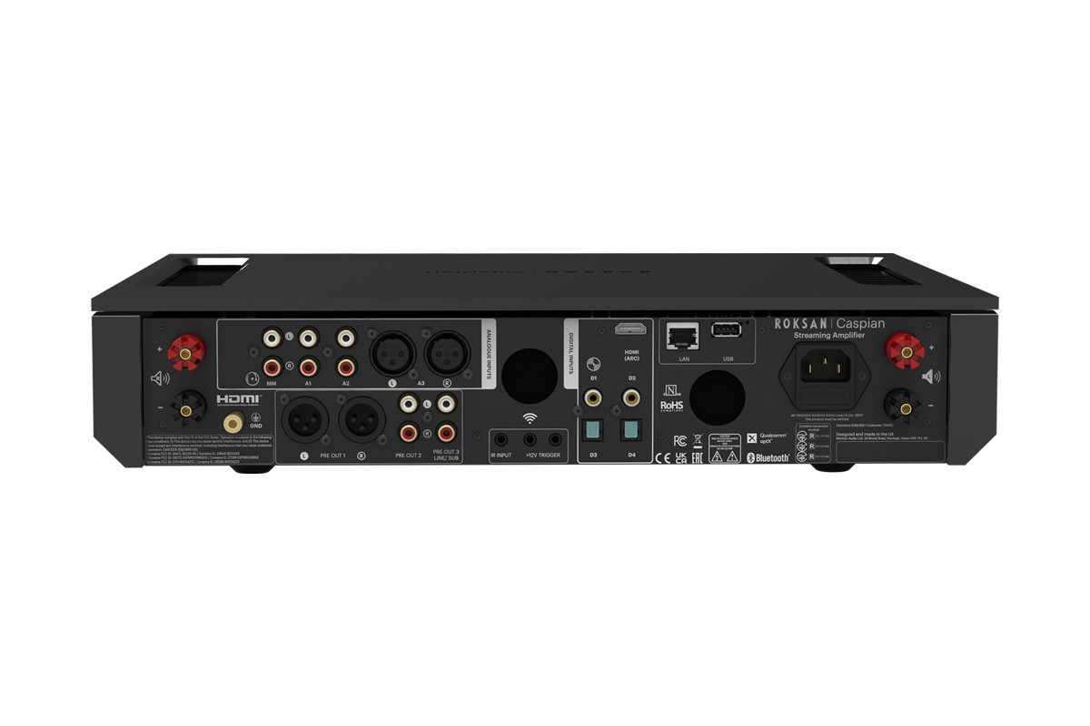 Roksan Caspian 4G Streaming Black - wzmacniacz stereo