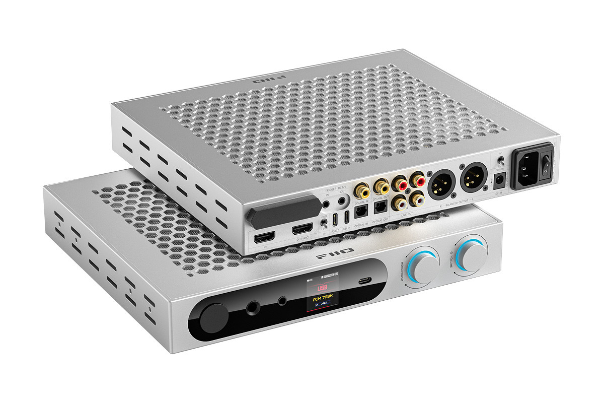 FiiO K19 Silver - wzmacniacz słuchawkowy z przetwornikiem DAC USB