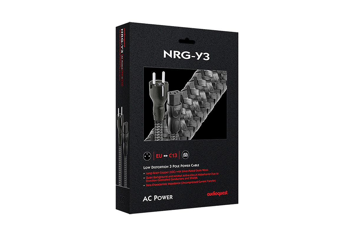Audioquest NRG-Y3 - przewód zasilający AC | power cord o długości 1 m