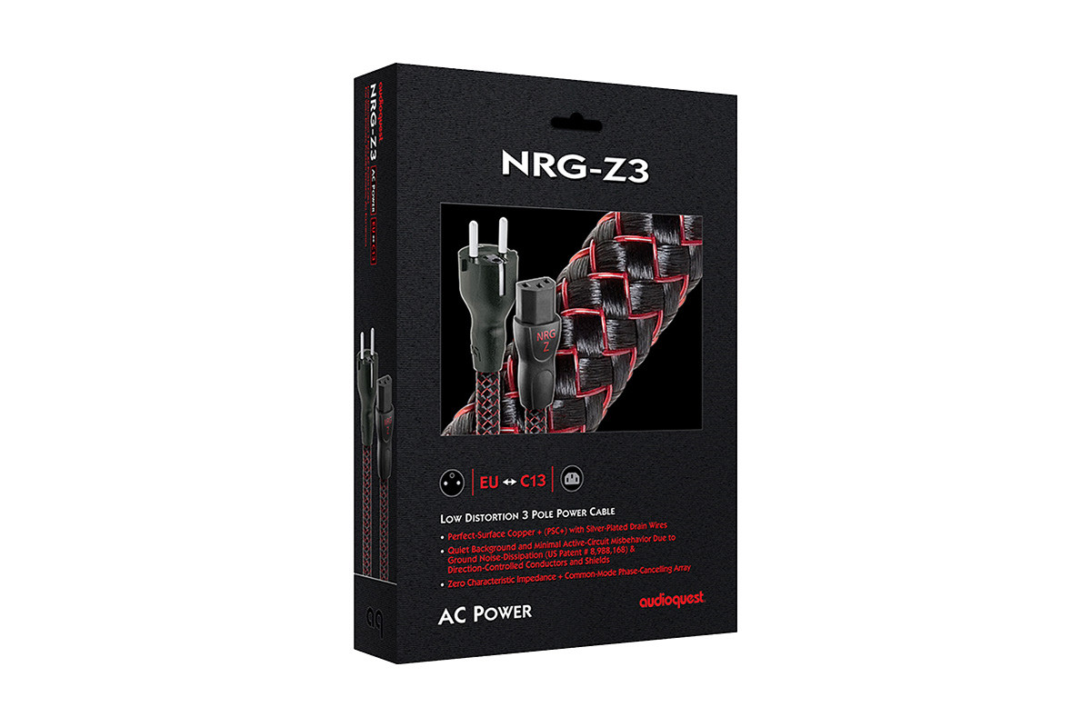 Audioquest NRG-Z3 - przewód zasilający AC | power cord o długości 1 m