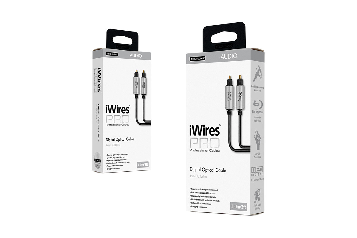 Techlink iWires PRO Toslink 711215 - przewód optyczny Toslink/Toslink o długości 5 m