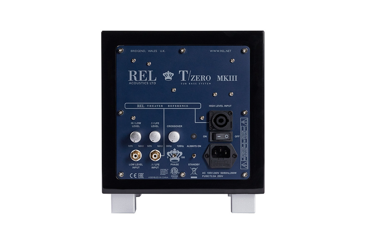 REL Tzero MKIII Black Piano - subwoofer aktywny