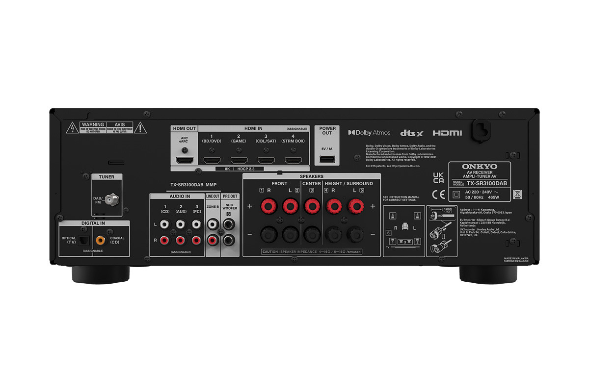 Onkyo TX-SR3100DAB - amplituner wielokanałowy