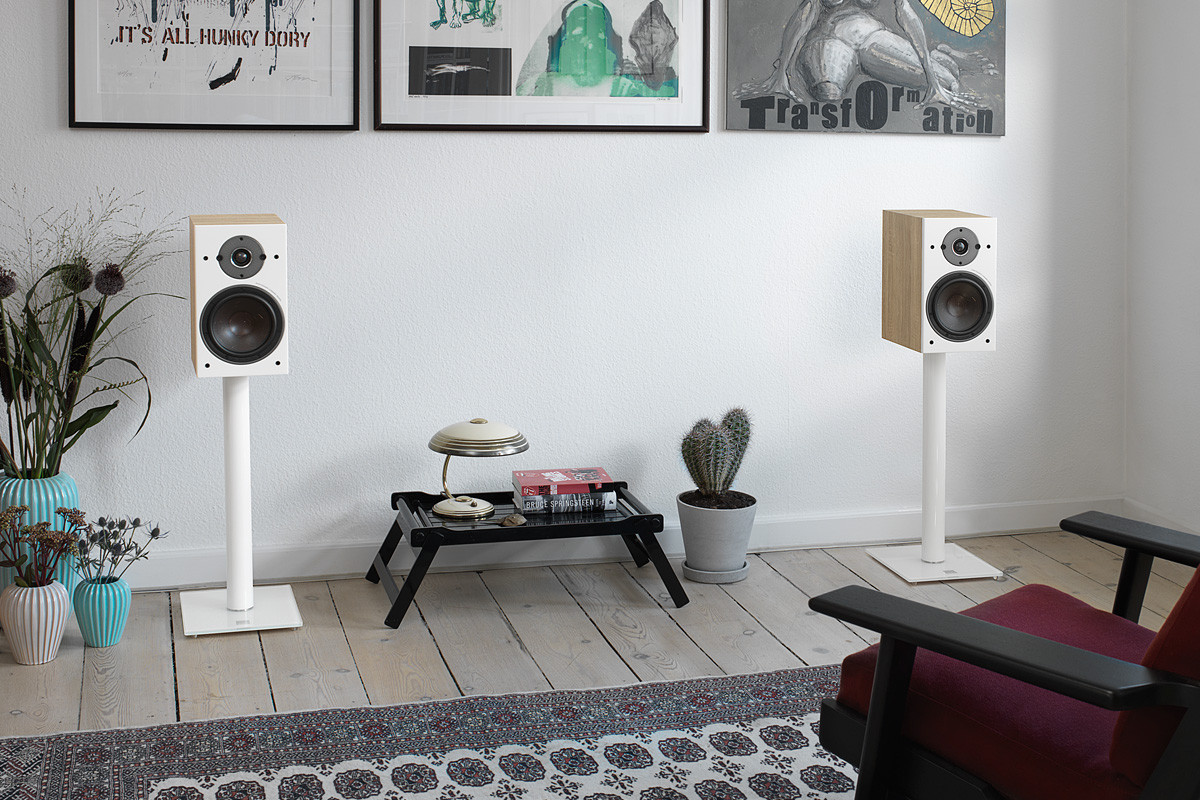 Dali Oberon 3 White - kolumny podstawkowe