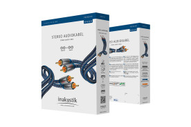 Inakustik Premium Stereo - przewód 2xRCA/2xRCA | interkonekt stereo o długości 3 m