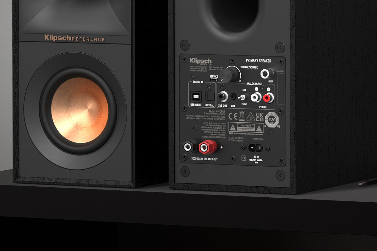 Klipsch Reference R-40PM - kolumny aktywne