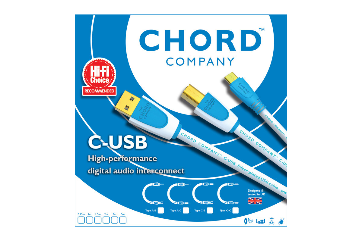 Chord C-USB C/C - przewód USB C/C o długości 0,75 m