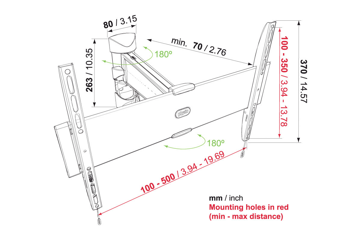 Physix by Vogel's PHW 300M - uchwyt ścienny do TV (32-55 cali)