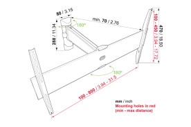 Physix by Vogel's PHW 300L - uchwyt ścienny do TV (40-65 cali)