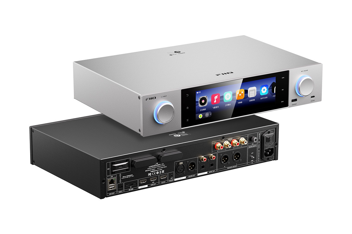 FiiO S15 Silver - sieciowy odtwarzacz audio