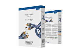 Inakustik Premium Phono - przewód 2xRCA/2xRCA | interkonekt stereo z żyłą uziemiającą o długości 2 m