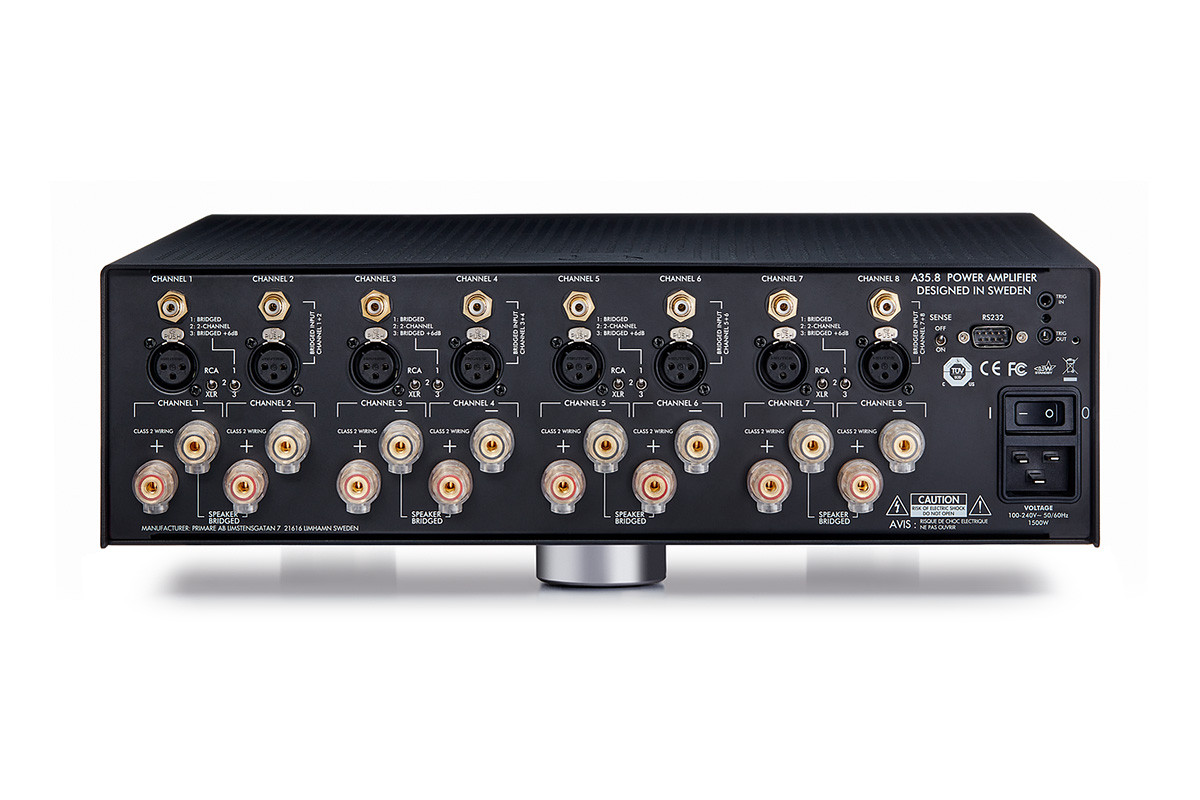 Primare A35.8 Black - wzmacniacz | wielokanałowa końcówka mocy