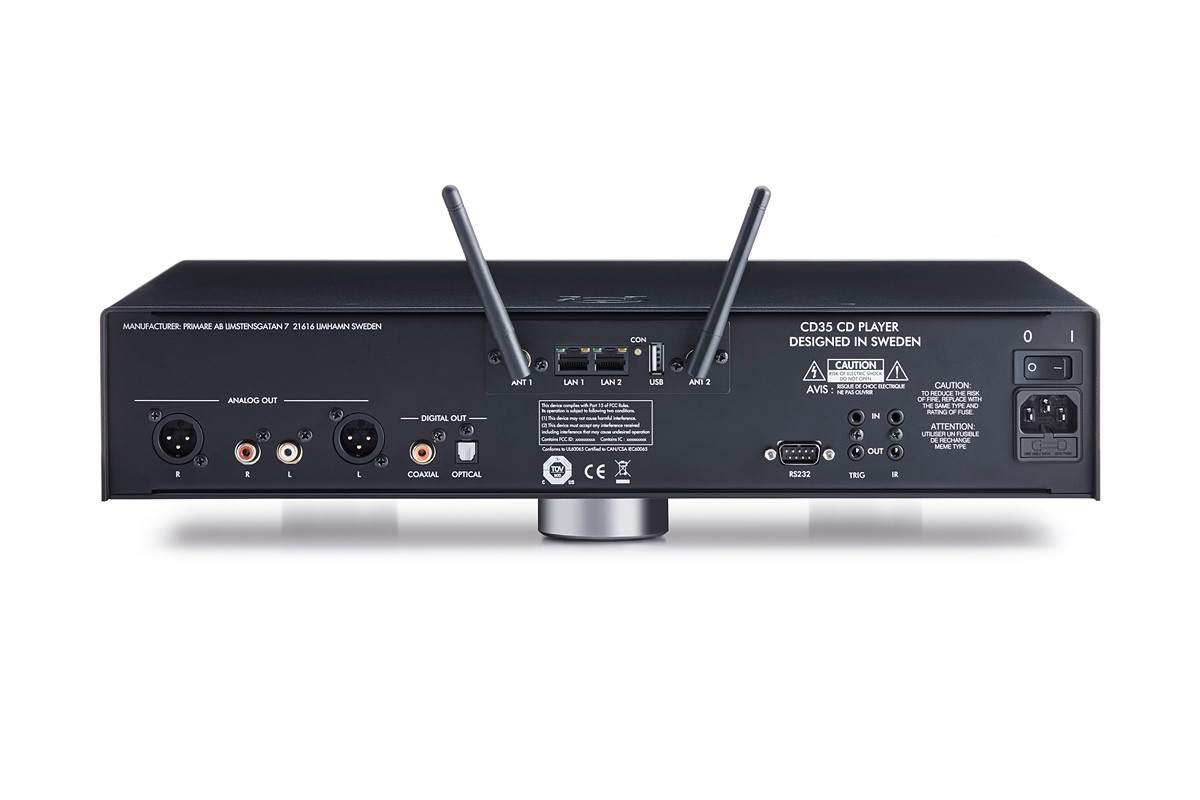 Primare CD35 Prisma Black - odtwarzacz płyt CD z funkcjami sieciowymi