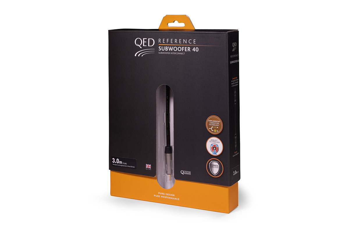 QED Reference Subwoofer Cable - przewód do subwoofera 1xRCA/1xRCA o długości 10 m