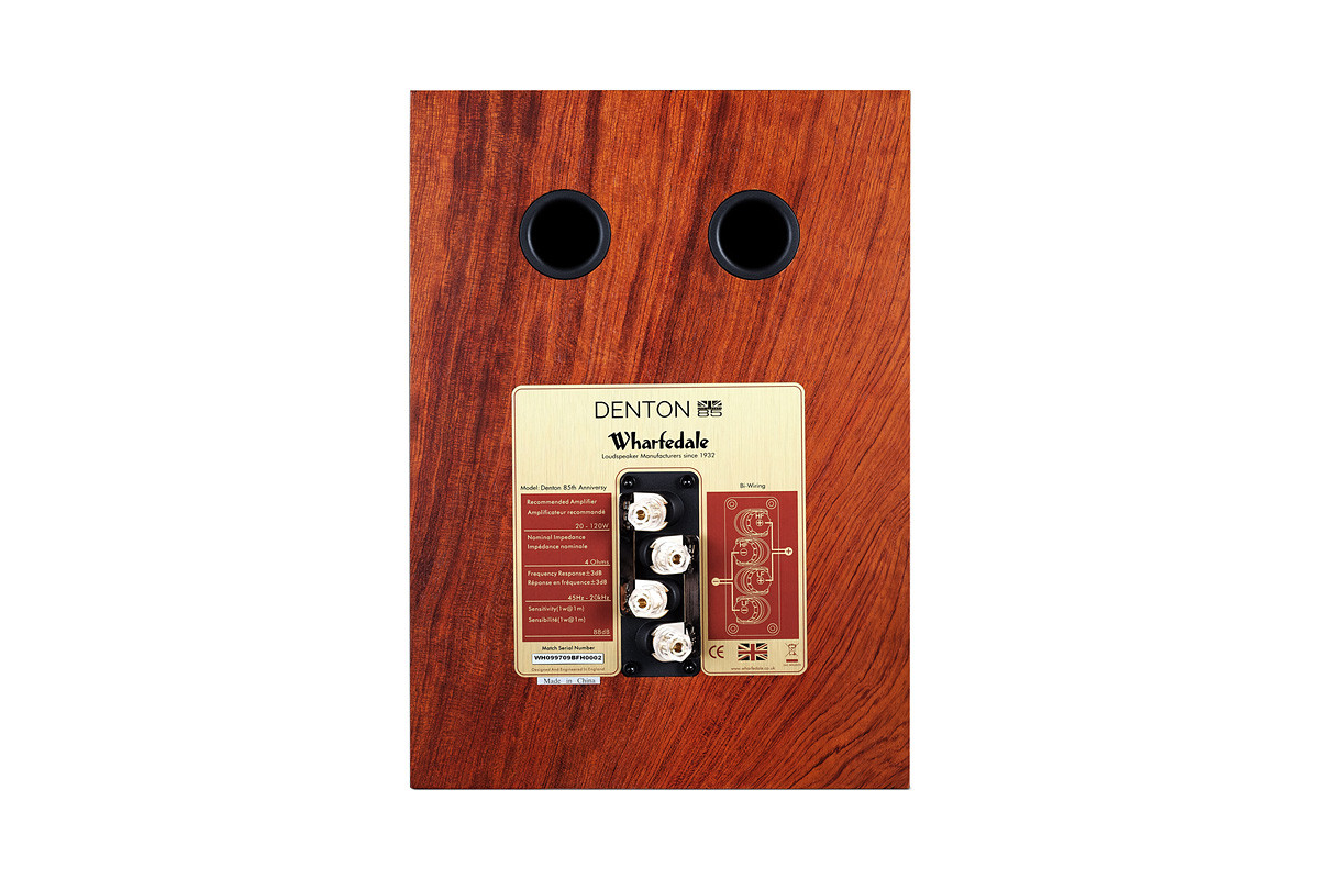 Wharfedale Denton 85th Mahogany Red - kolumny podstawkowe