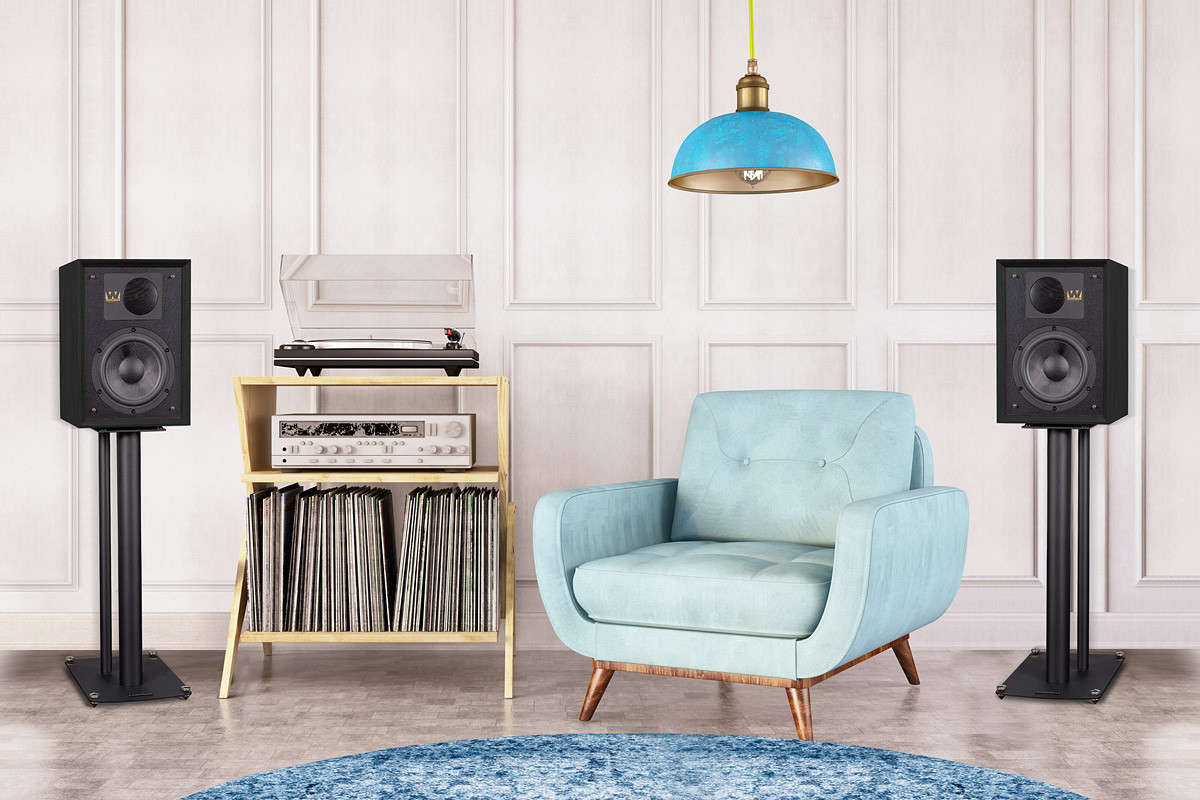 Wharfedale Denton 85th Black Oak - kolumny podstawkowe