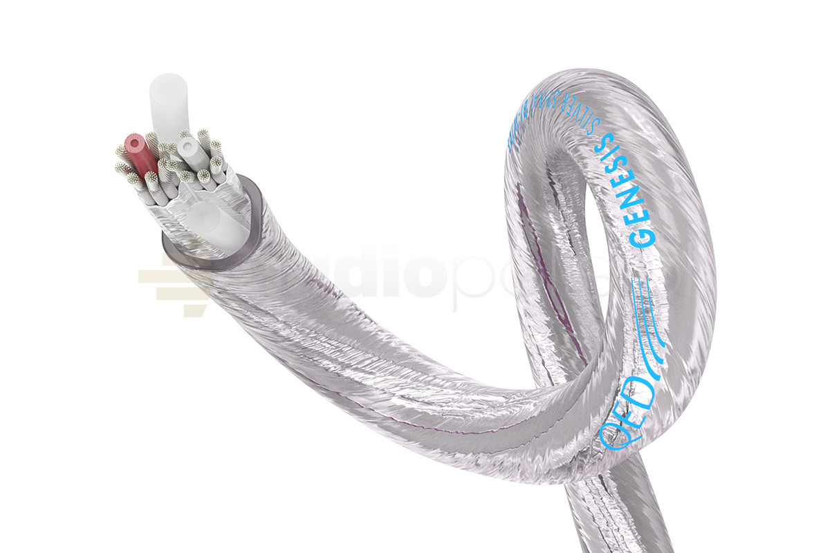 QED Signature Genesis Silver Spiral - kabel głośnikowy | konfekcjonowany 2x 3 m