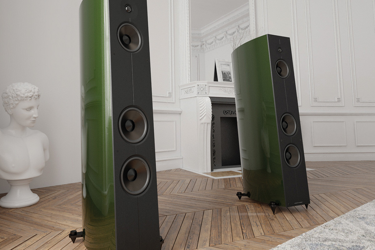 Acoustic Energy Corinium British Racing Green - kolumny podłogowe