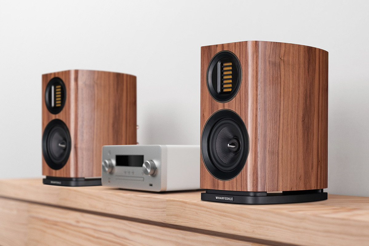 Wharfedale EVO 4.1 Walnut - kolumny podstawkowe