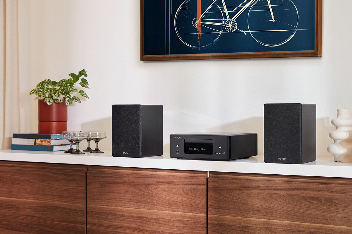 Denon CEOL N12DAB White - sieciowy mini system audio z odtwarzaczem CD