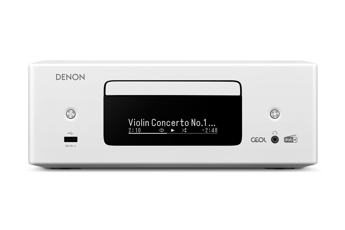 Denon CEOL N12DAB White - sieciowy mini system audio z odtwarzaczem CD