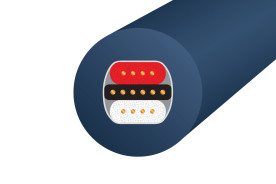 Wireworld Luna™ 10 | LUI 10/0,5 - przewód 2xRCA/2xRCA | interkonekt stereo o długości 0,5 m