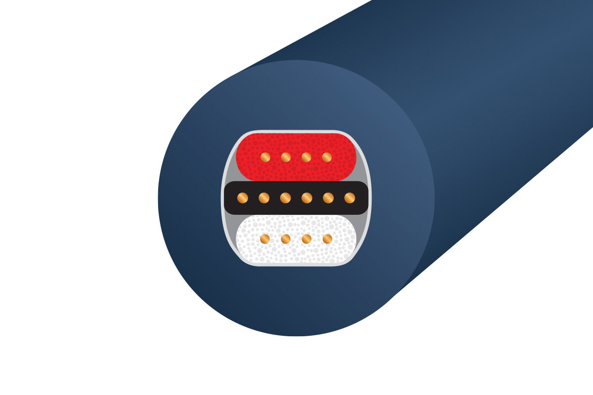 Wireworld Luna™ 10 | LUI 10/2 - przewód 2xRCA/2xRCA | interkonekt stereo o długości 2 m