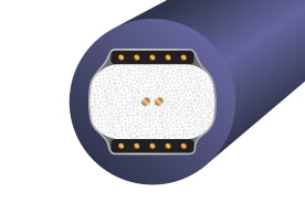 Wireworld Ultraviolet® 10 Coaxial | UVV 10/0,5 - przewód 1xRCA/1xRCA typu coaxial o długości 0,5 m