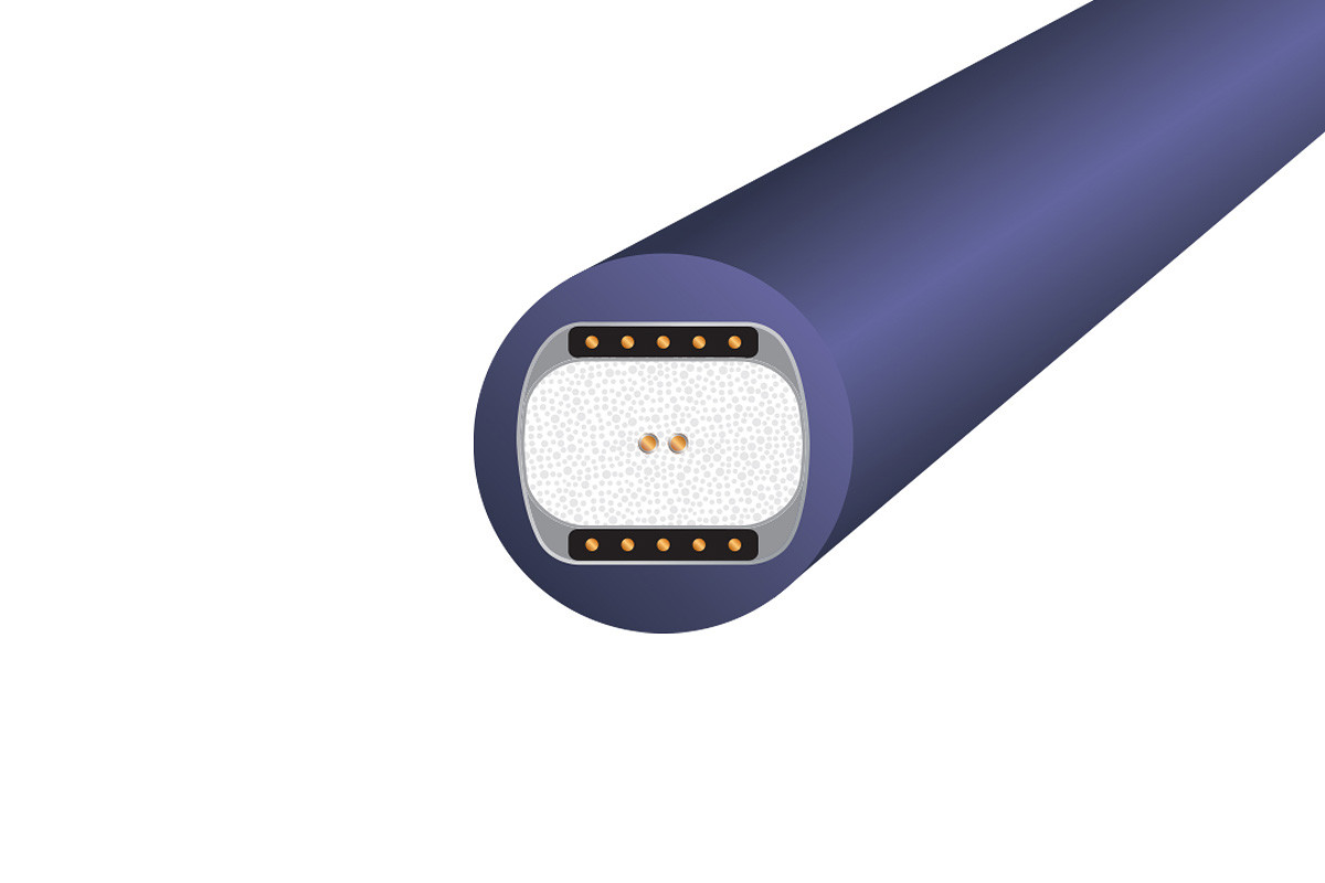 Wireworld Ultraviolet® 8 Coaxial | UVV 8/1 - przewód 1xRCA/1xRCA typu coaxial o długości 1 m