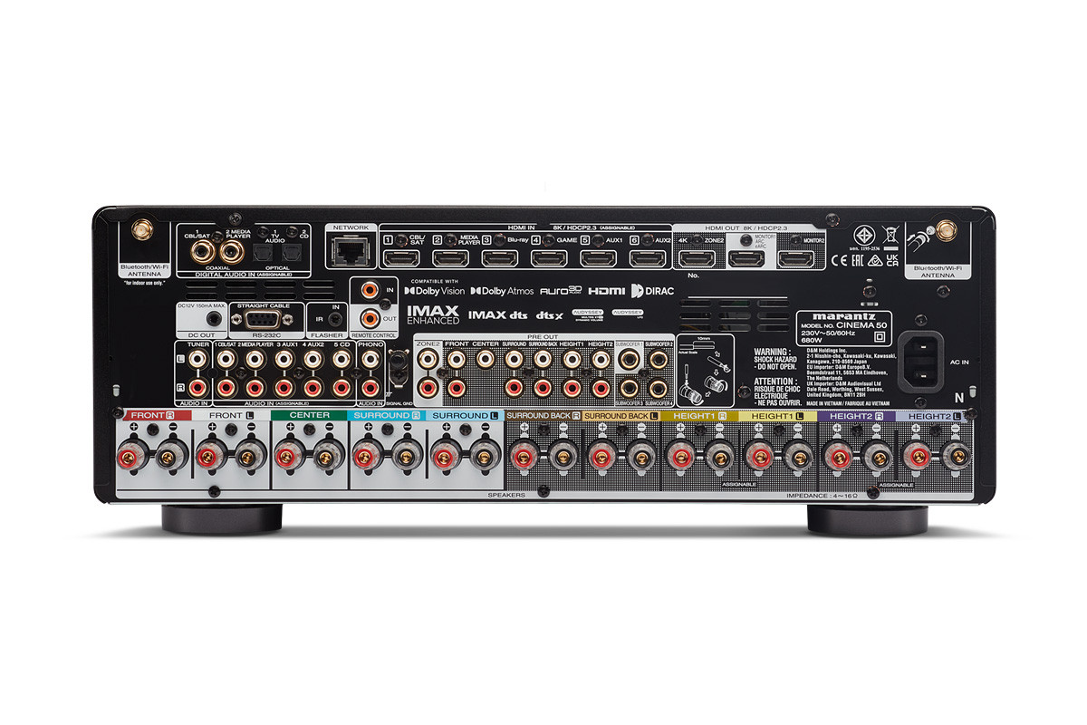 Marantz CINEMA 50 Black - amplituner wielokanałowy