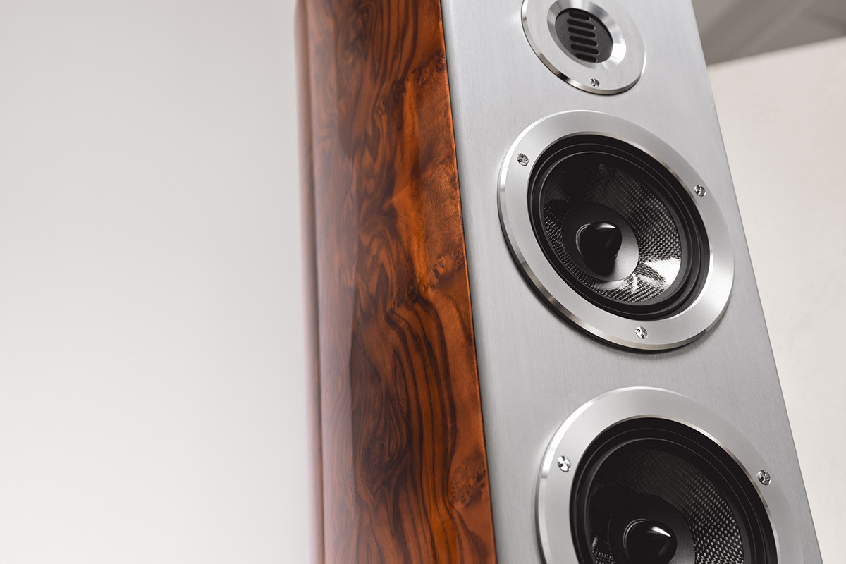 Audiovector R 10 Arreté Italian Walnut Burl - kolumny podłogowe