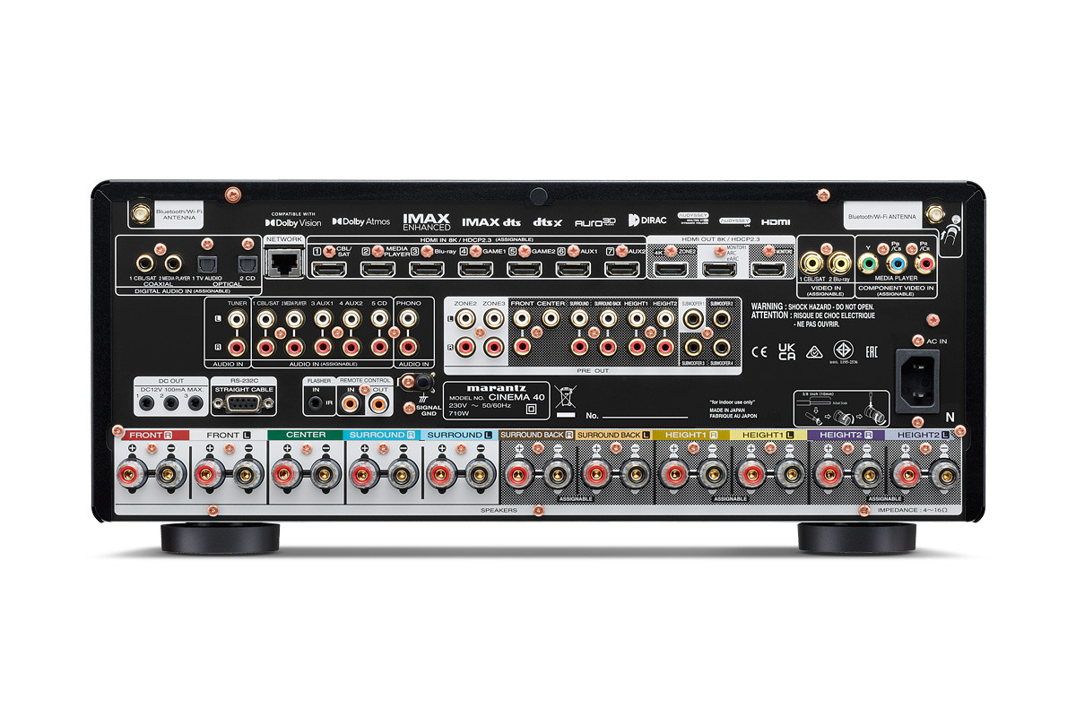 Marantz CINEMA 40 Silver/Gold - amplituner wielokanałowy