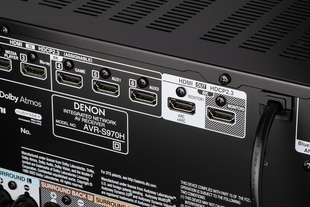 Denon AVR-S970H - amplituner wielokanałowy
