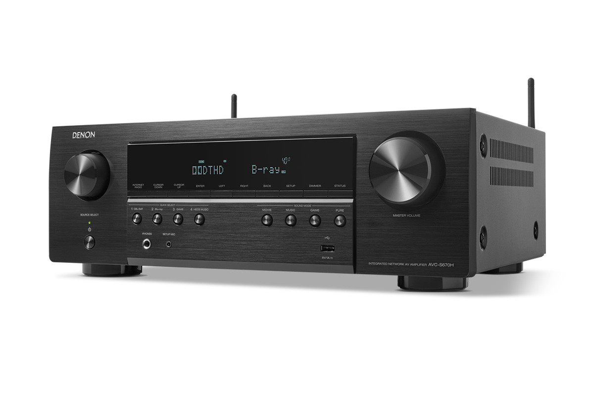 Denon AVC-S670H - amplituner wielokanałowy