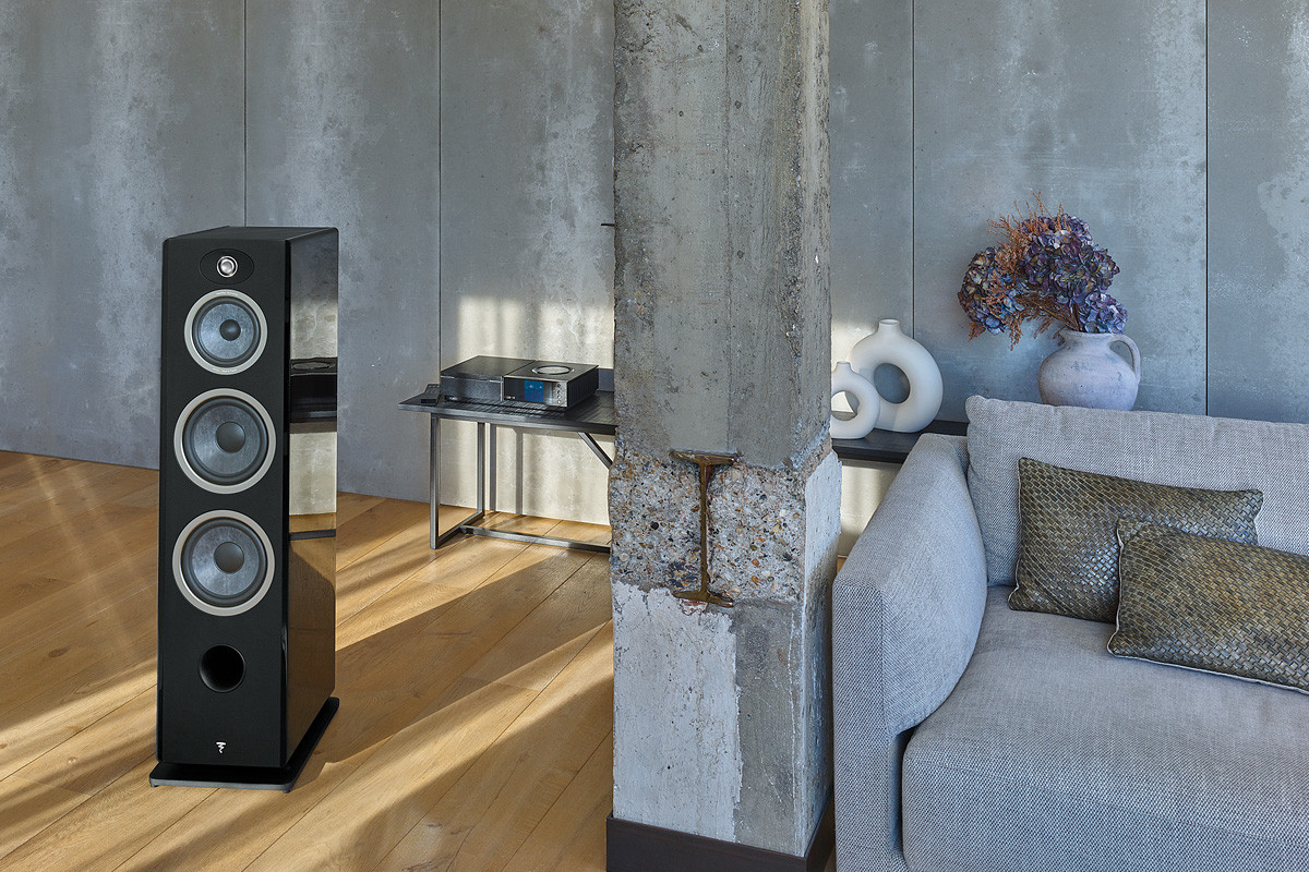 Focal Vestia N°4 Black High Gloss - kolumny podłogowe