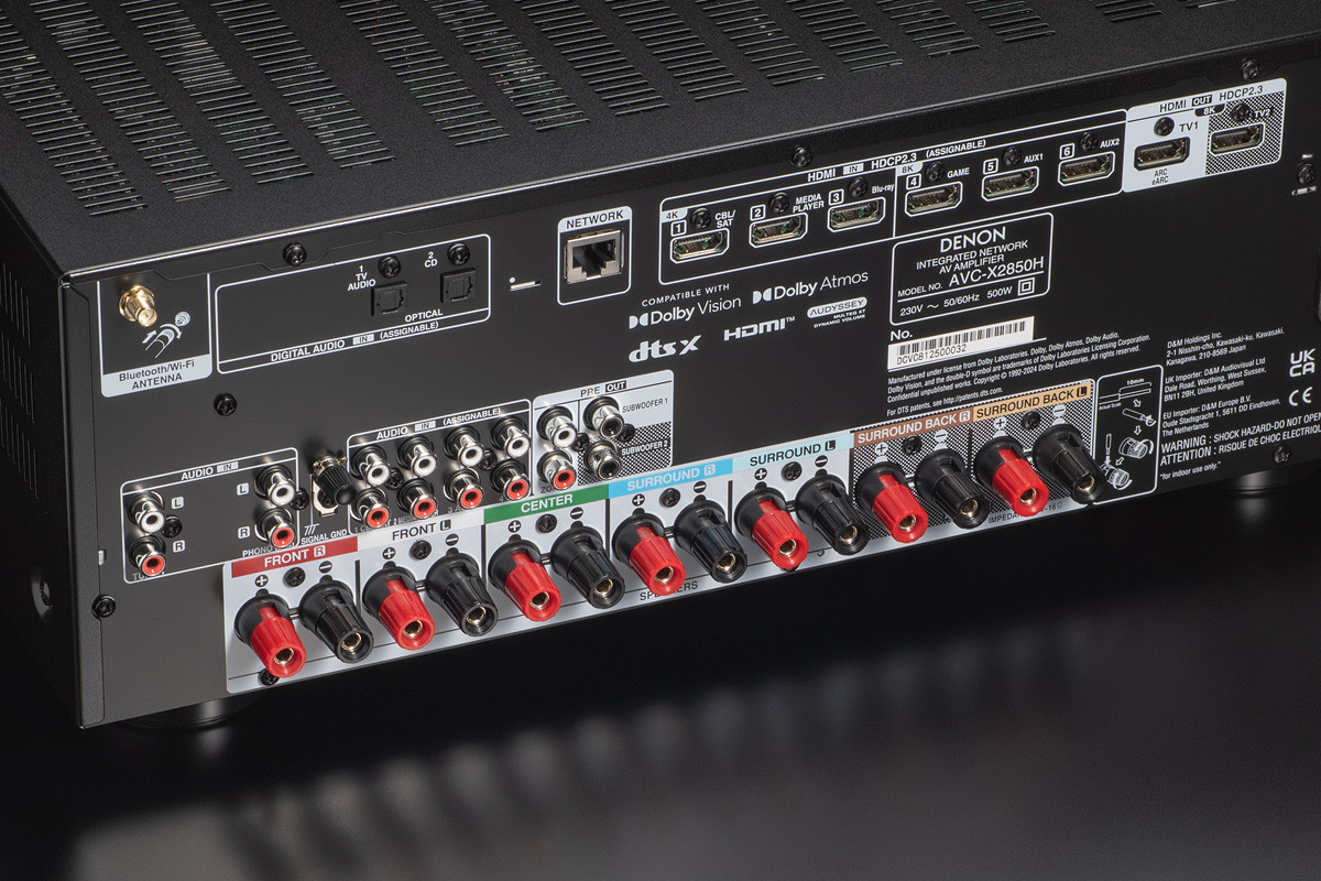 Denon AVC-X2850H - amplituner wielokanałowy