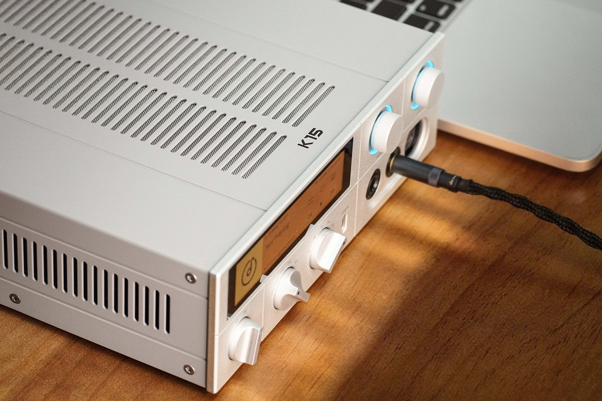 FiiO K15 Silver - wzmacniacz słuchawkowy z przetwornikiem DAC USB