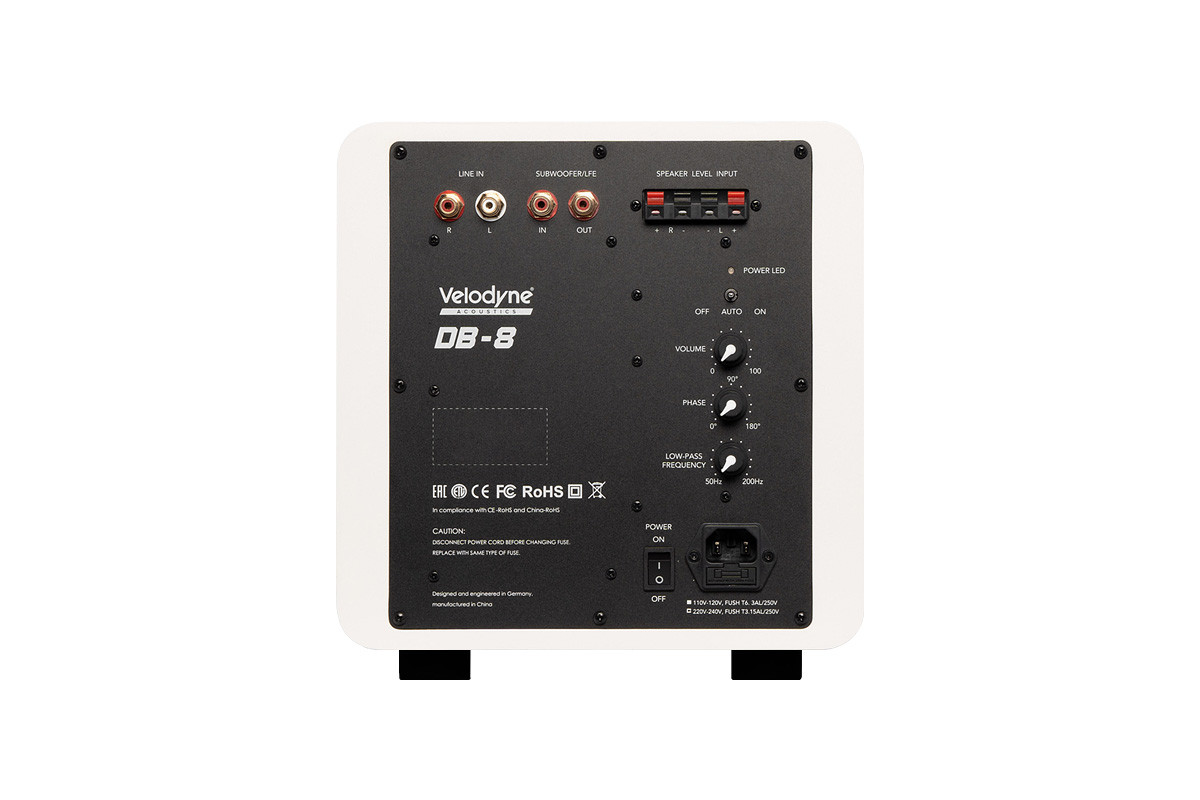 Velodyne Acoustics Deep Blue 8 White - subwoofer aktywny