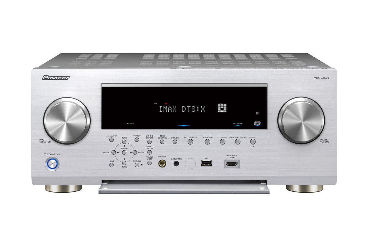 Pioneer VSX-LX505 Silver - amplituner wielokanałowy