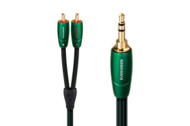 Audioquest Evergreen 3,5 mm/RCA - przewód mini jack 3,5 mm stereo/2x RCA o długości 2 m