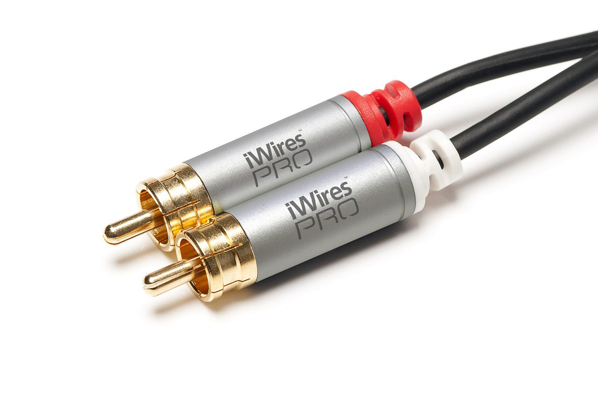 Techlink iWires PRO 711031 - przewód 2xRCA/2xRCA | interkonekt stereo o długości 1 m